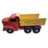 Image 4 : 1950s pressed steel Minnitoy coal and wood dump truck 17" long