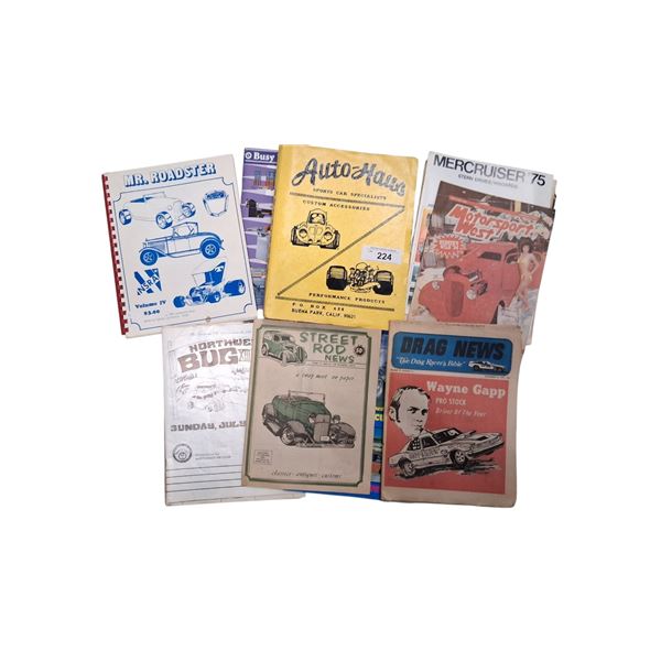 Collection of vintage Automotive magazines