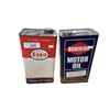 Image 1 : 2 vintage 1 gallon tins, Esso & Dominion