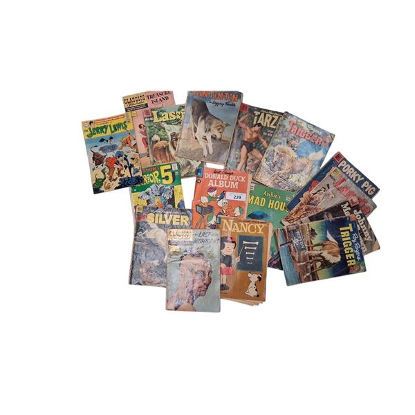 Collection of vintage comic books