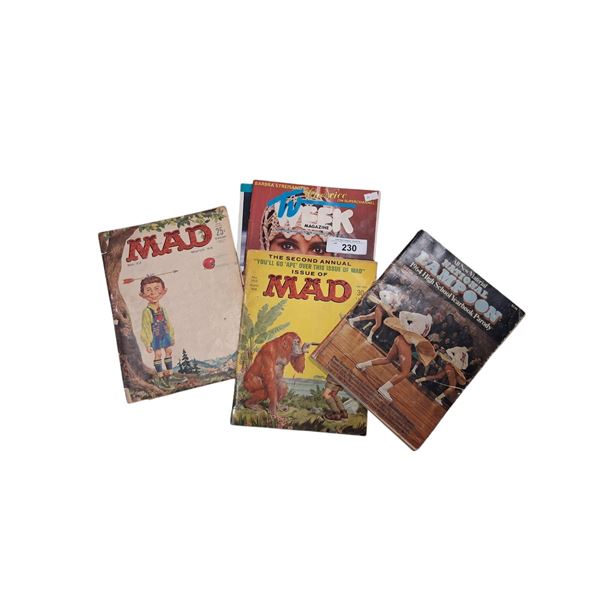 5 vintage adult men's magazines