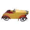 Image 1 : Hand built folk art pedal car, metal and wood 41"