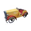 Image 4 : Hand built folk art pedal car, metal and wood 41"