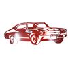 Image 1 : CNC cut metal 71 SS Chevelle 24"