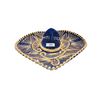 Image 1 : Vintage blue/gold sombrero made in Mexico