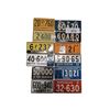 Image 1 : 12 vintage mini license plates 4' & 6"