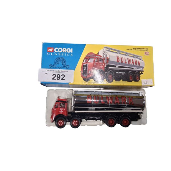 NIB die cast Bulwark Transport truck, made by Corgi