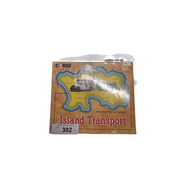 Vintage NIB Jersey Bedford buses