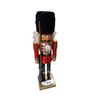 Image 1 : Large wood nutcracker holding rifle 14.5" tall