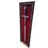 Image 2 : Nicely displayed medieval sword on wood and velvet frame 49"x13"