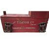Image 2 : Antique wooden hammer mill/grain cleaner by T. Eaton Co. 26"x16"x9" missing crank handle