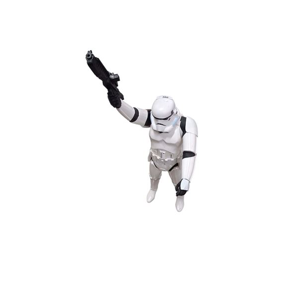 Large Star Wars Stormtrooper figure with blaster 32" tall