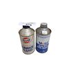 Image 1 : 2 vintage oil cans 12 oz Gulf & Mobil