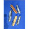 Image 2 : 5 Swiss Style Folding Pocket Knives