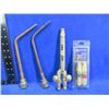 Image 1 : 2 Oxy-Acetylene Heating Tips/Nozzles, Torch Handle & Quick Connects Set