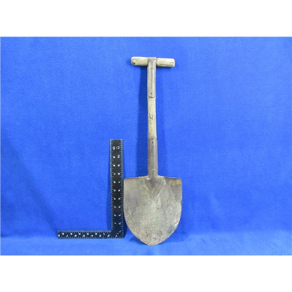WWI T-Handle Trench Shovel Marked "US"