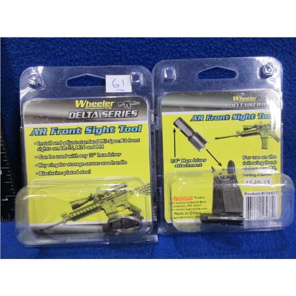 NEW - 2 Wheeler Engineering Delta Series AR Front Sight Tools
