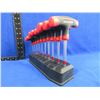 Image 2 : Mastercraft 10 Piece T-Handle Hex Key/Allan Key Set - 3/8" to 3/32"