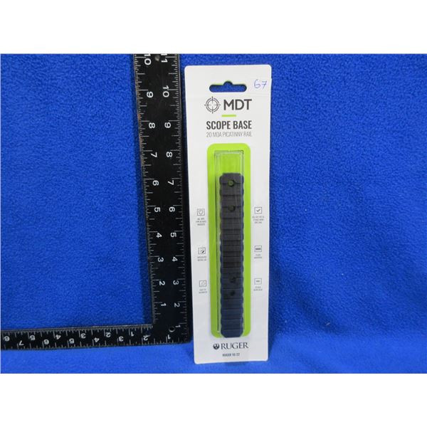 NEW - MDT Ruger 10/22 20 MOA Picatinny Rail