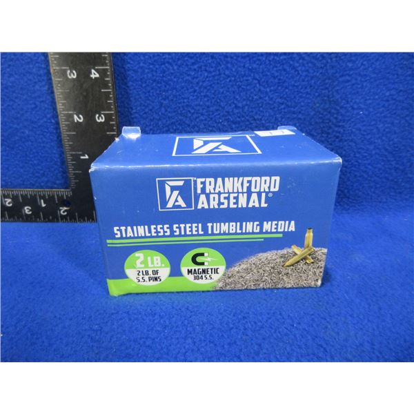 NEW - Frankford Arsenal Stainless Steel Tumbling Media - 2 lb of S.S Pins
