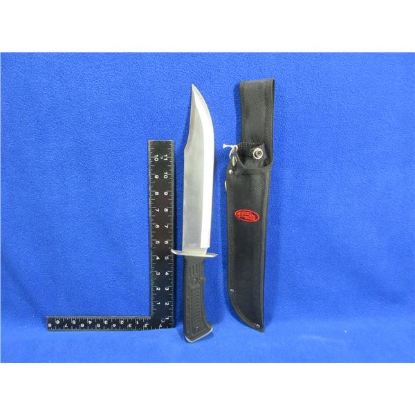 Rite Edge Fixed Blade Knife with Sheath - 9 1/2" Blade