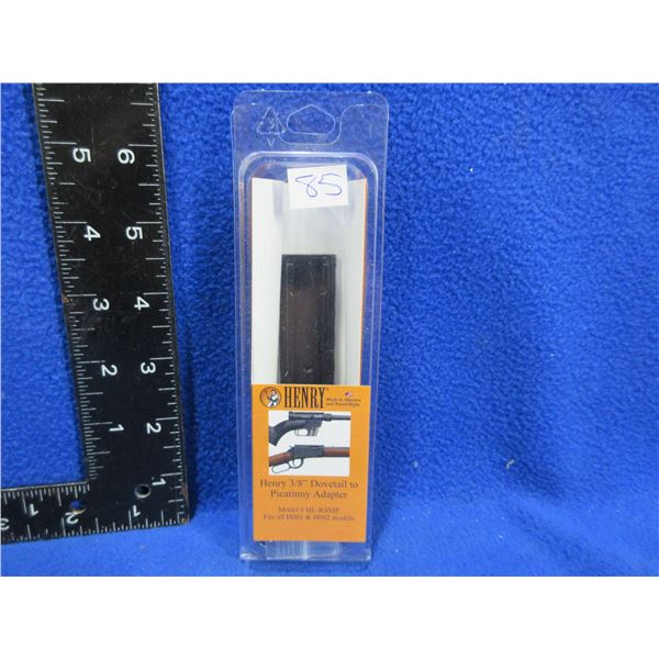 NEW - Henry 3/8" Dovetail to Picatinny Adapter Fits H001 & H002 Models