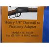Image 2 : NEW - Henry 3/8" Dovetail to Picatinny Adapter Fits H001 & H002 Models