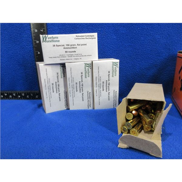 38 Spl 158gr FP Factory Reloads (Pick Up or Ship by UPS Only)