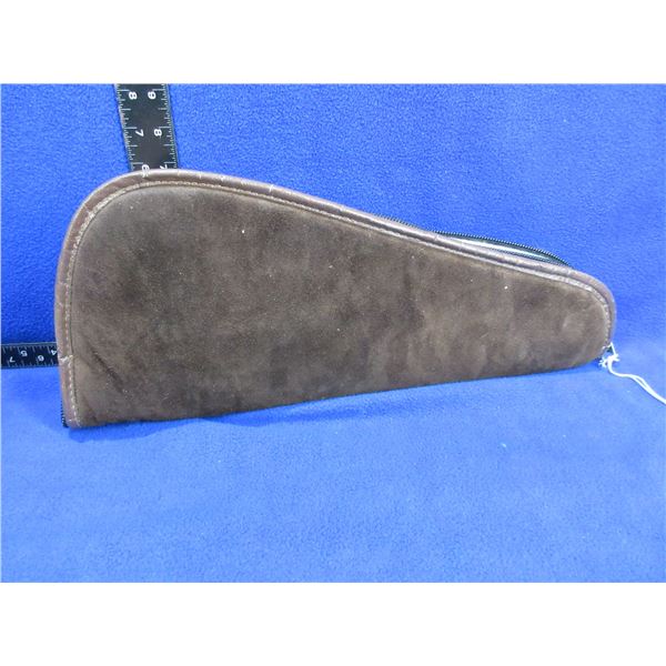 Soft Pistol Case - 17" x 7" - Appears to be Suede Exterior