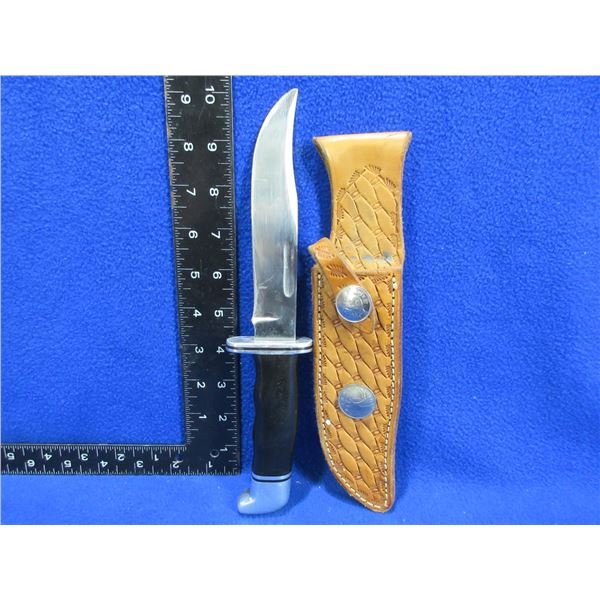 Buck 119 USA Fixed Blade Knife with Customized Leather Sheath