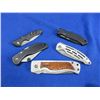 Image 1 : 5 Folding Lock Blade Knives