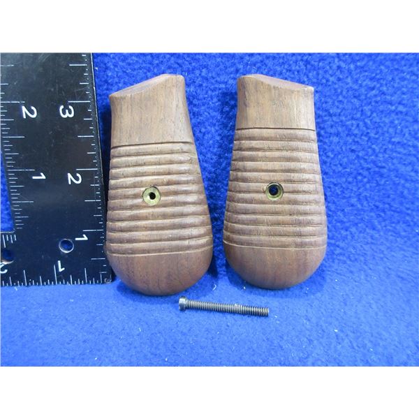 Mauser C96 Broom Handle Wood Grips with Screw