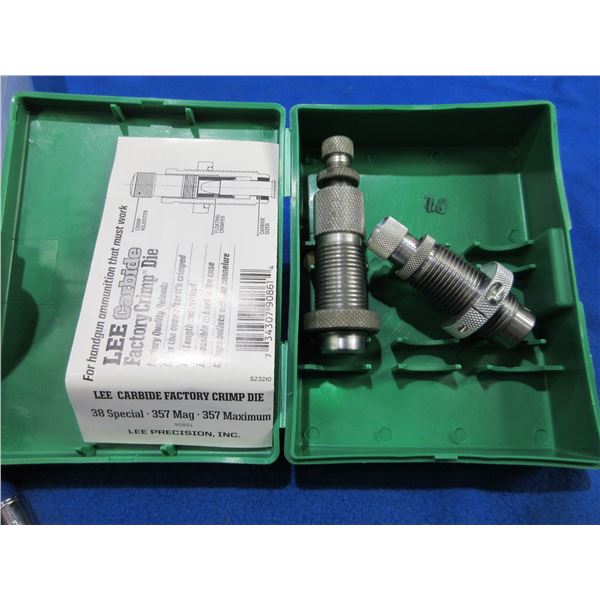 2 RCBS 357 Mag Dies - As is, may be missing parts