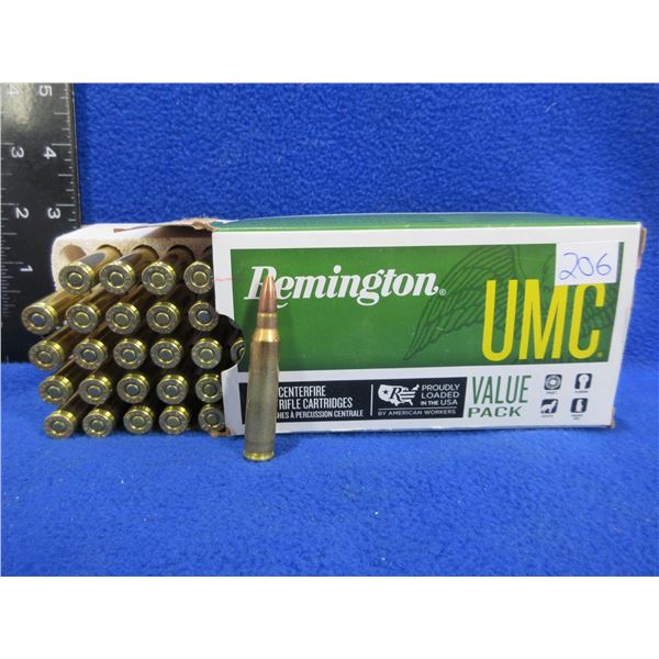 223 Rem. 50gr JHP Remington UMC (Pick Up or Ship by UPS Only)