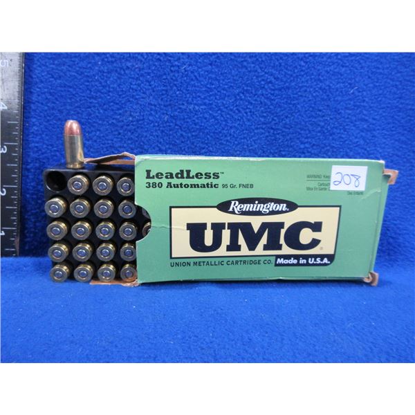 380 Auto 95gr FNEB Remington UMC (Pick Up or Ship by UPS Only)