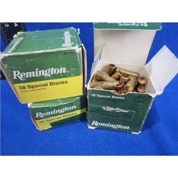 38 Spl Remington Blanks - 3 Boxes of 50 (Pick Up or Ship by UPS Only)