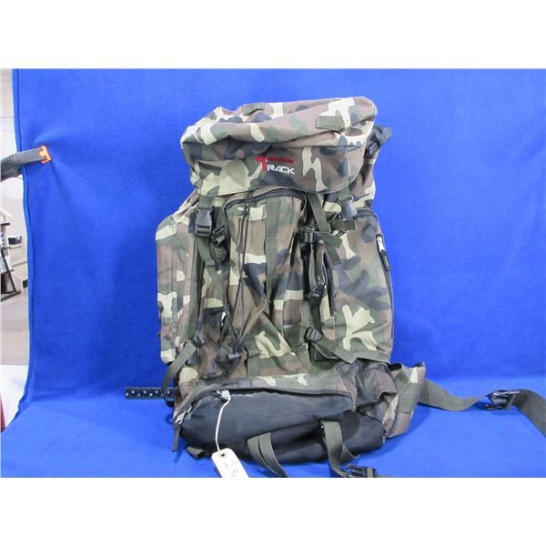 Track by Triple Gear Top Loading Large Camo Backpack
