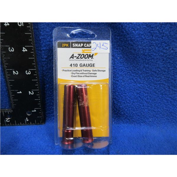 NEW - A-Zoom 410 Gauge Snap Caps - Pack of 2