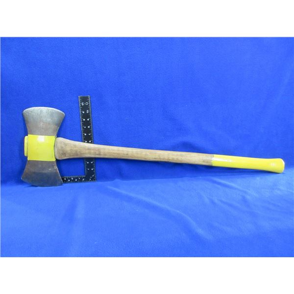 Vintage Double Bit Axe - 36" Total Length, 5 1/2" Blades