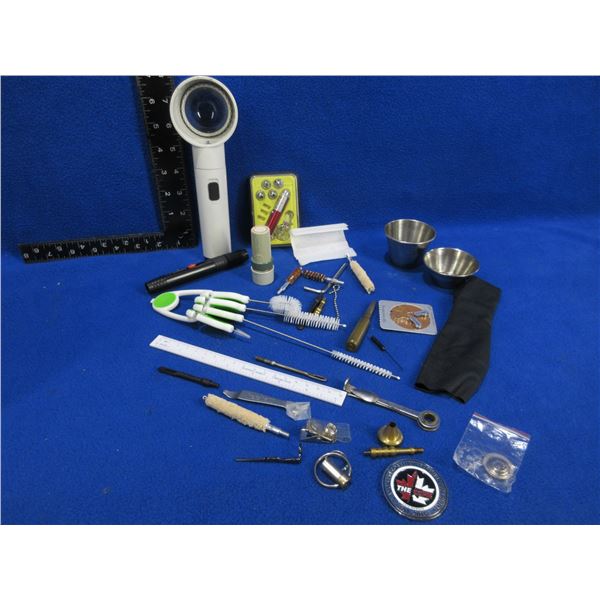 Lot of Misc. - Magnifier Light, Lenspen, Cleaning Brushes, Etc.