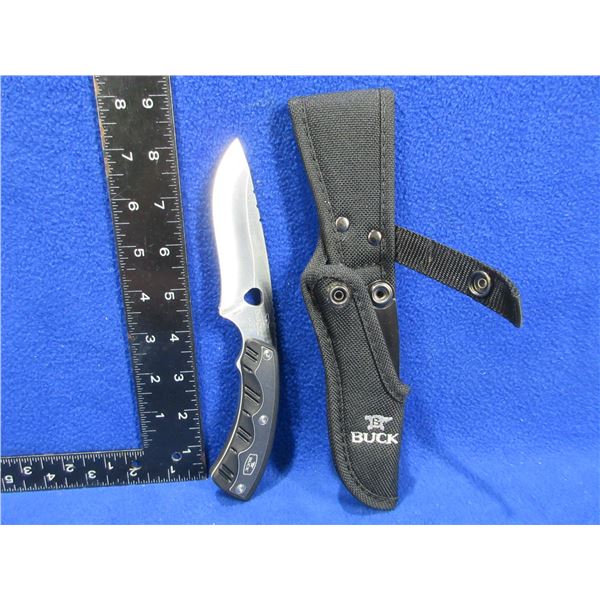 Buck USA 536E Skinner Fixed Blade Knife with Sheath - 3 1/2" Blade