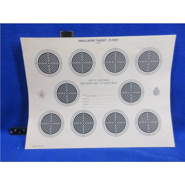 84 Smallbore Targets - 75 Feet - 15 1/2" x 11 1/2"