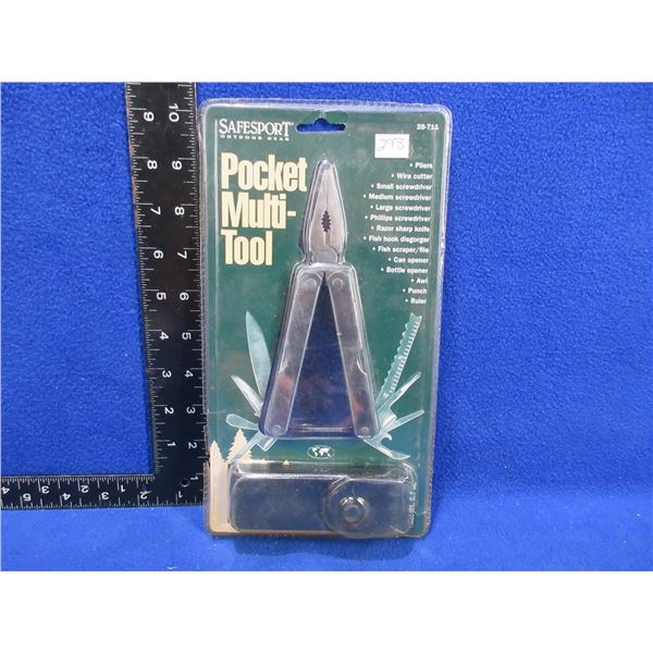 Safesport Pocket Multi-Tool Pliers with Sheath - New Old Stock