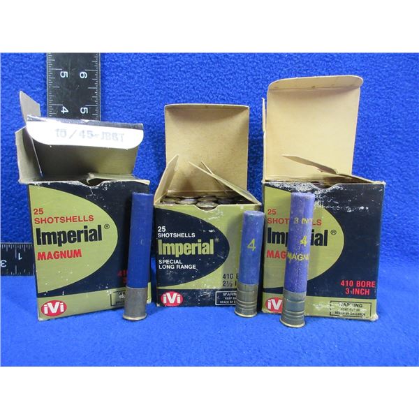 410 Ga. 2 1/2" & 3" Imperial Shotshells (Pick Up or Ship by UPS Only)
