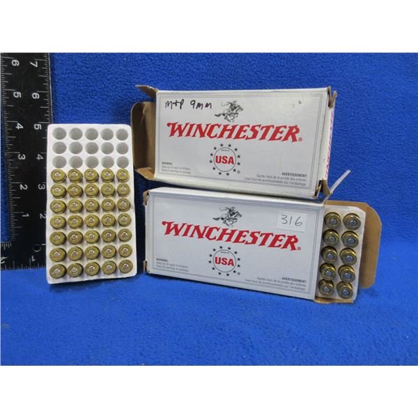 9MM Luger 147gr BEB Winchester (Pick Up or Ship by UPS Only)