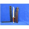 Image 1 : Buck 120 Fixed Blade Clip Point Hunting Knife with Leather Sheath