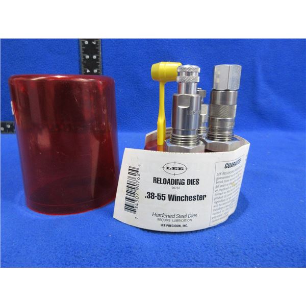 Lee 38-55/375 Win. 3 Die Set w/ Shell Holder # 3 & Powder Measure