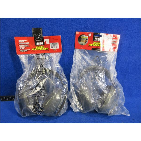 NEW - 2 SSI Hearing Protection Muffs - 35db Rating