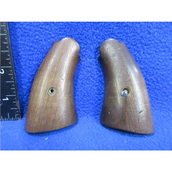 Smith & Wesson Model 1917 Revolver Wood Grips with Screw