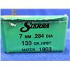 Image 2 : 7MM .284" 130gr HPBT Match Sierra Bullets - Box of 100
